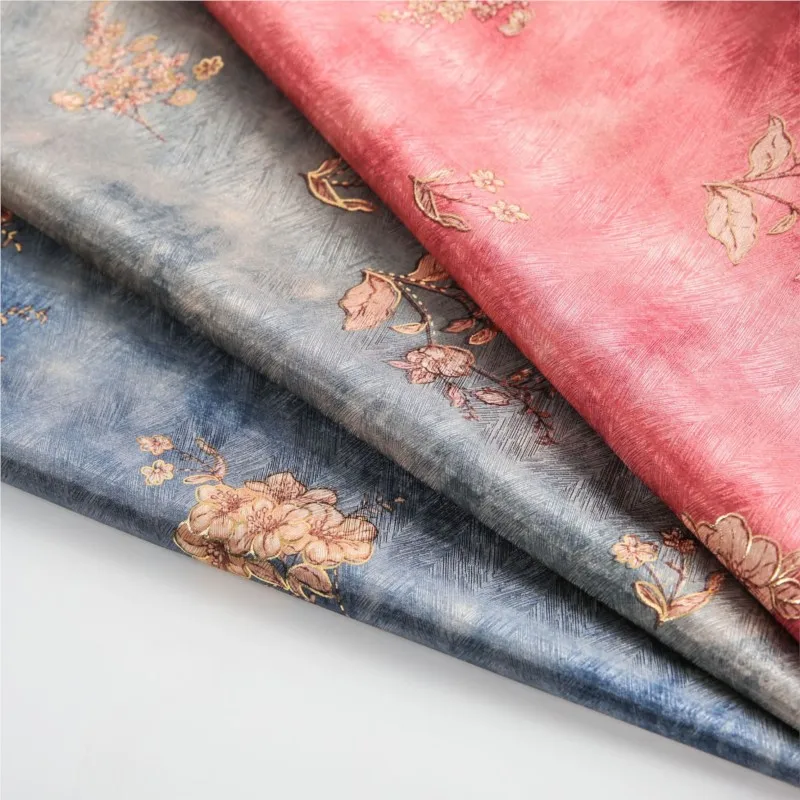 

Позолоченная маленькая цветочная печатная ткань, ремесленные изделия, вышивка, домашний текстиль, окрашивание галстука