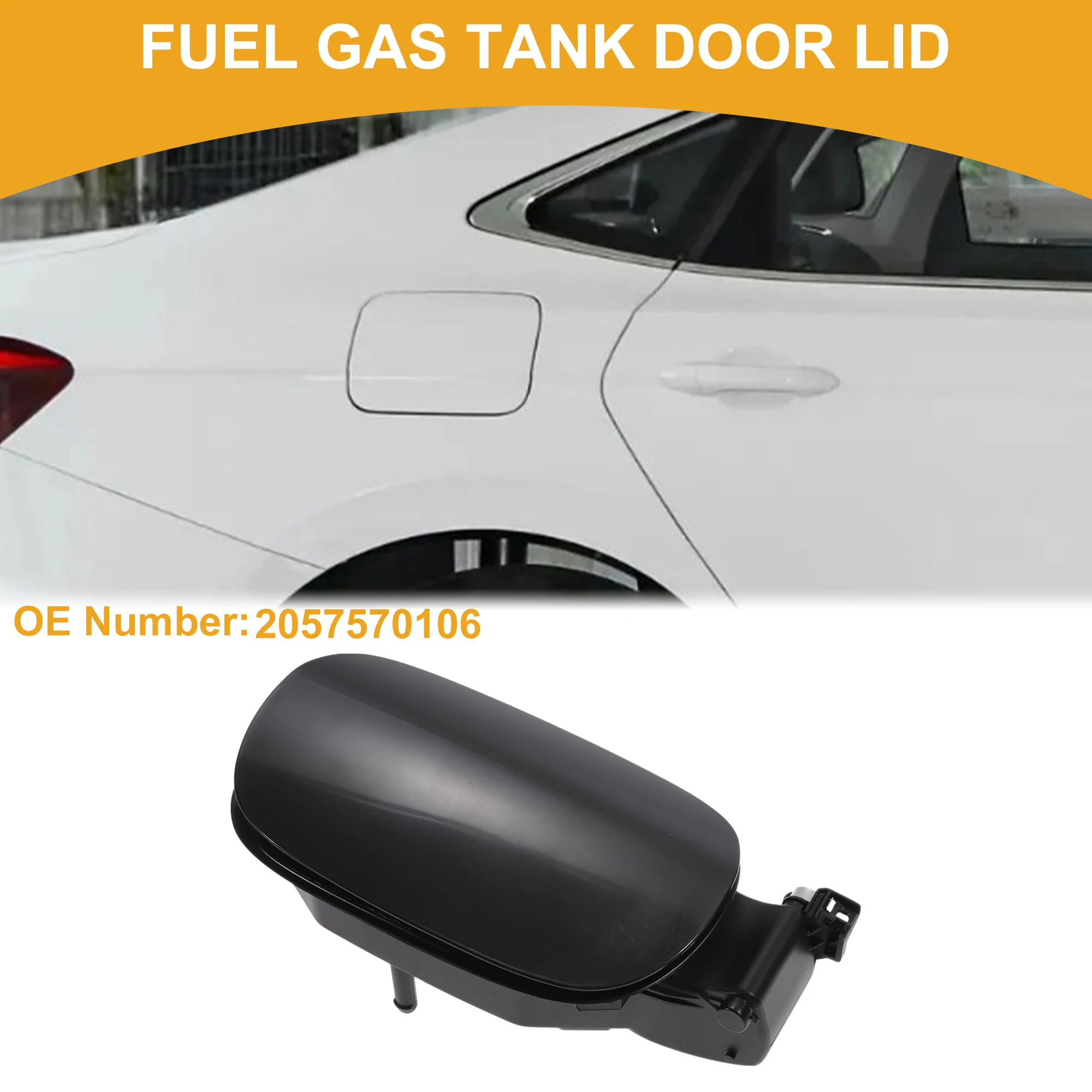 

UXCELL Fuel Tank Door Cap for Mercedes-Benz C180 C200 Bolt Type No.2057570106 Primer