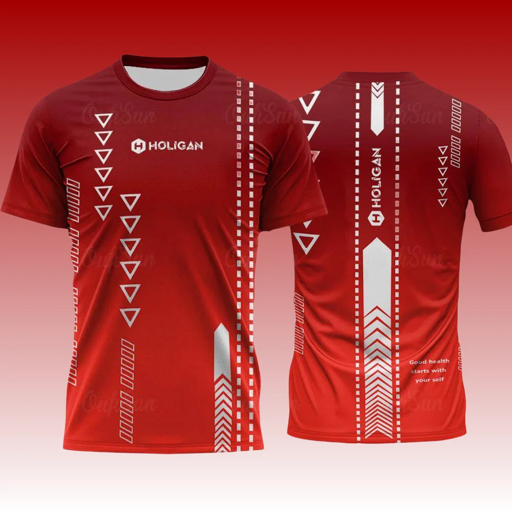 

New Quick Dry Men's T-Shirt Breathable Tennis T-Shirt New T shirt Sweat Absorption Fitness Outdoors Letter Men's clothing Tops