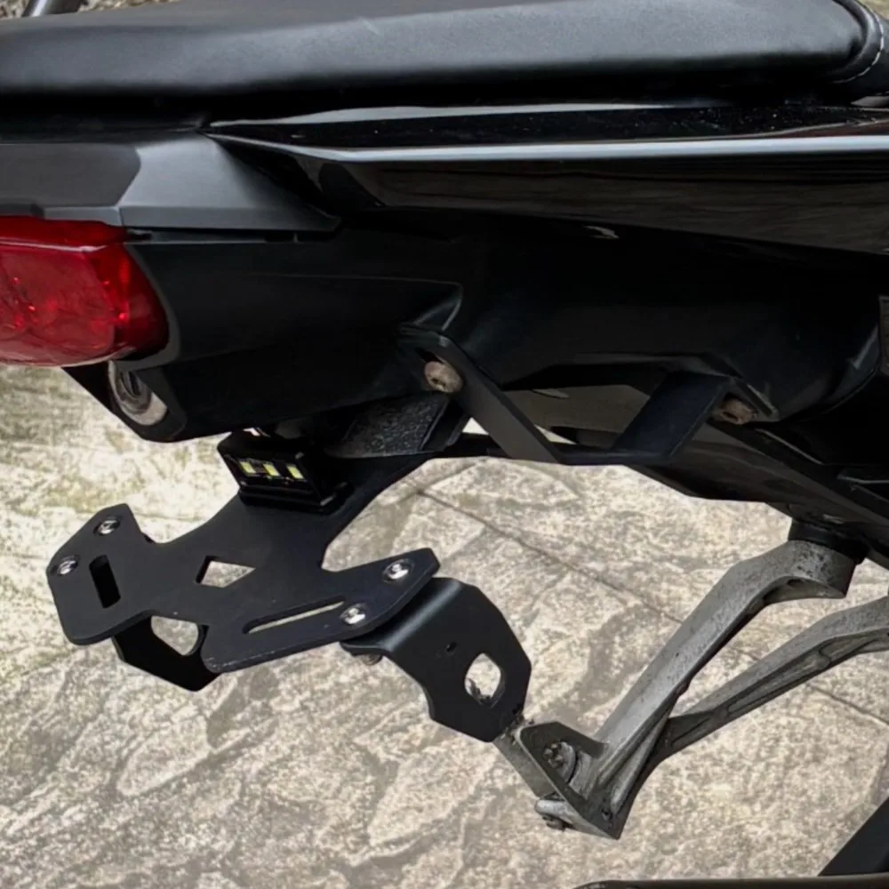 

For YAMAHA MT15 MT 15 MT-15 2018 2019 2020 2021 Motorcycle Accessorie Tail Tidy Fender Eliminator License Plate Holder LED Light