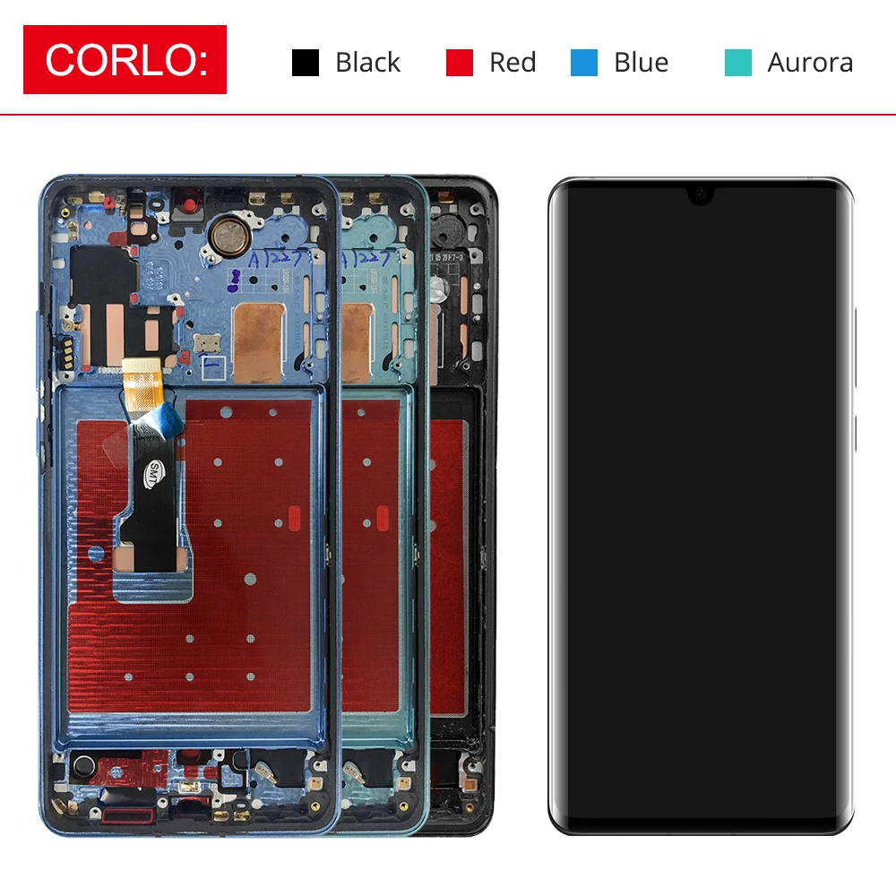 OLED P30 Pro Display Screen Replacement for Huawei P30 Pro VOG-L29 VOG-L09 Lcd Display Touch Screen with Fingerprint