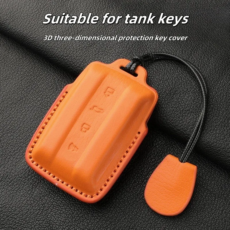 

For Tank 300 Genuine Leather Key Set Tank 500 Tank 400 Tank 700 Premium Goatskin All Inclusive Key Case