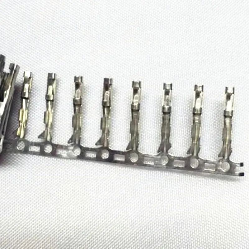 Conector Terminal Dupont Jumper, Metal Crimp Pin, 2,54mm, 100pcs