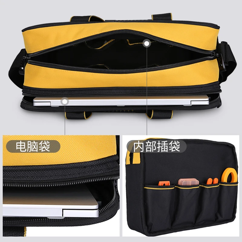 Travel Canvas Tool Bag Portable Large Capacity Tool Bag Electrician Outdoor Camp Bolsa Herramientas Tools Packaging BD50TB