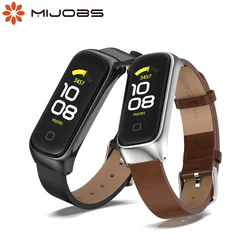 For Samsung Galaxy Fit 2 Straps Leather Bracelet Soft Silicone Sport Band Replacement Watchband For Samsung Galaxy Fit2 Correa