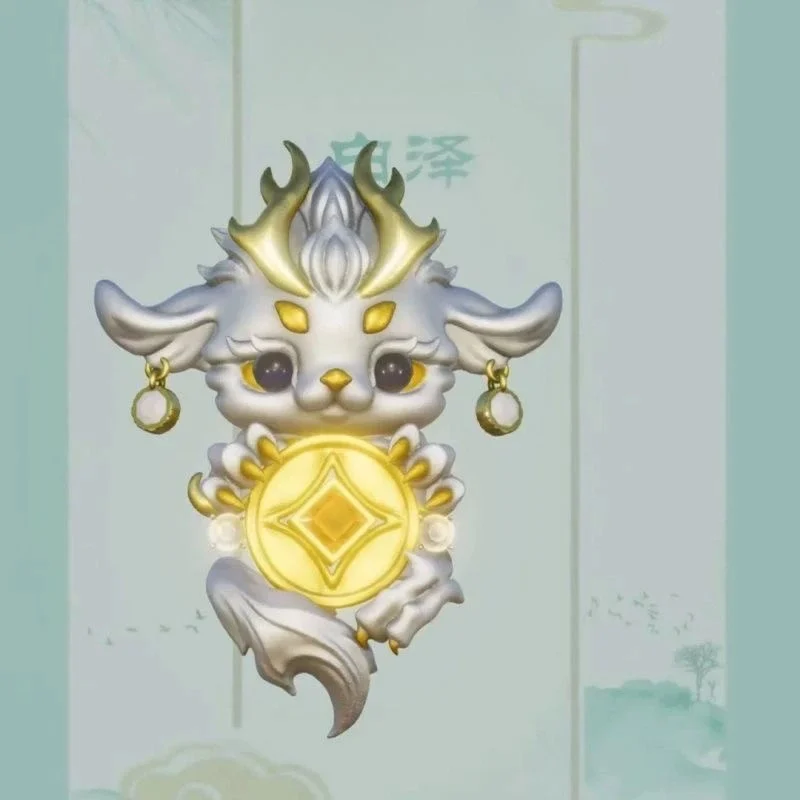 

Cute Little White Baby Grab Money Pendant Original Lucky Nafu Cornucopia Rui Beast Meng Long Pendant Jewelry.