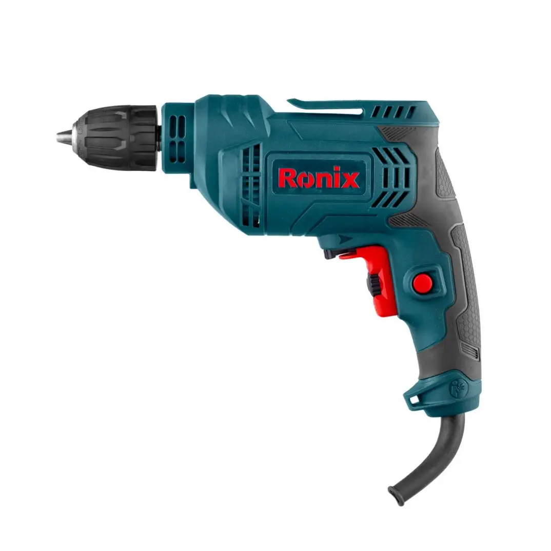

Ronix 2112A Product Keyless Electric Impact Drill 10mm 450W Power Drill Set Professional Hand Machine Tools