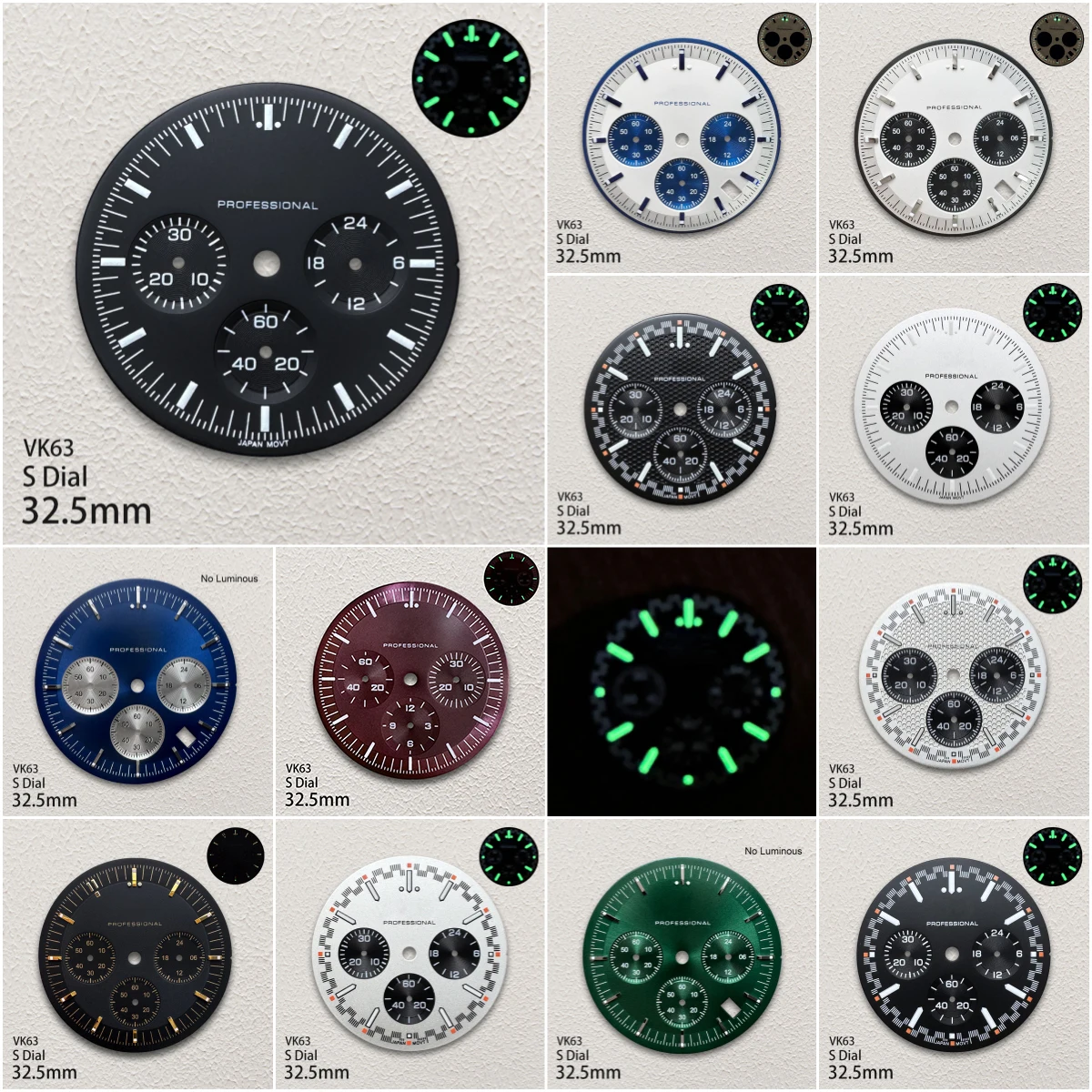 32.5Mm S Logo Dial …