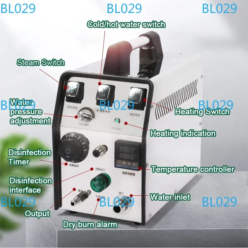 Commercial all-in-one machine High temperature and high pressure steam cleaner Air conditioner Home appliance cleaner