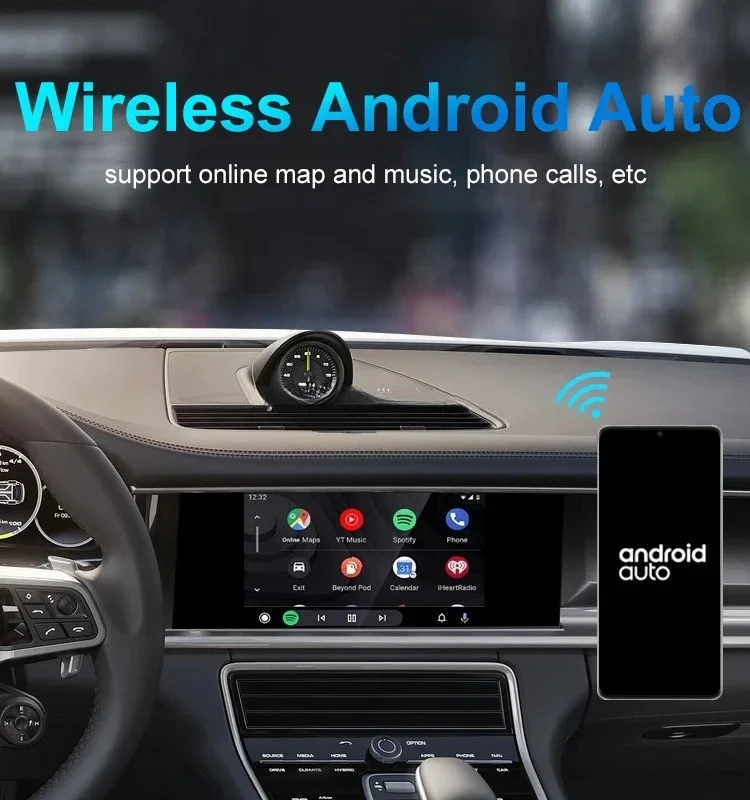 3 in 1 CP Adapter CP-300 USB plug and play for wireless carplay & android auto screen mirroring