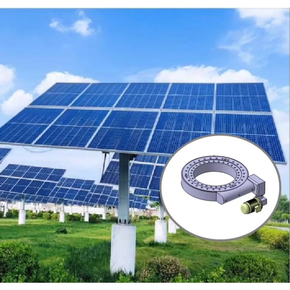 SE Series SE14 High Precision Slew Drive 24V DC Motor Solar Tracker Rotation Unit Similar To Kinematics Slew Drive