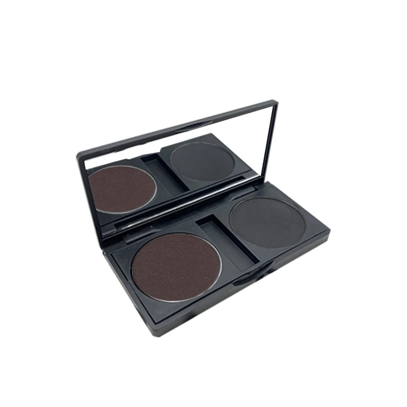 

~Dark coffee brown gray black waterproof and sweat-proof, long-lasting and not easy to decolorize monochrome eyebrow powder
