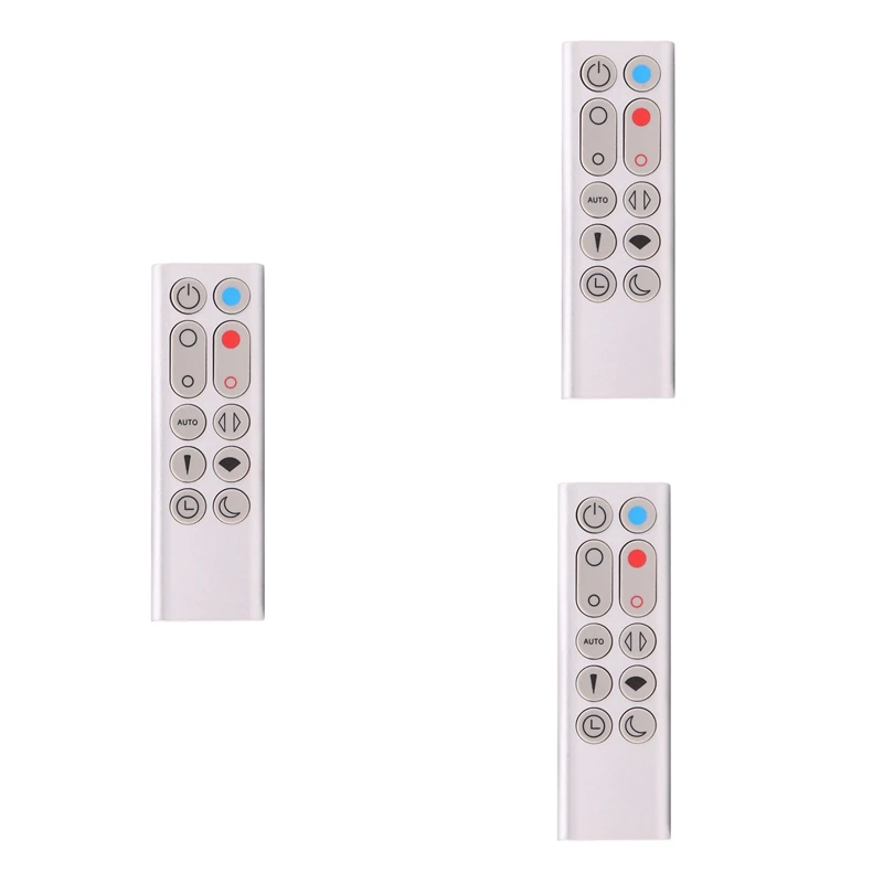 3X сменный пульт дистанционного управления HP02 HP03 для Dyson Pure Hot + Cool Link HP02 HP03, очиститель воздуха, нагреватель и вентилятор (серебристый)