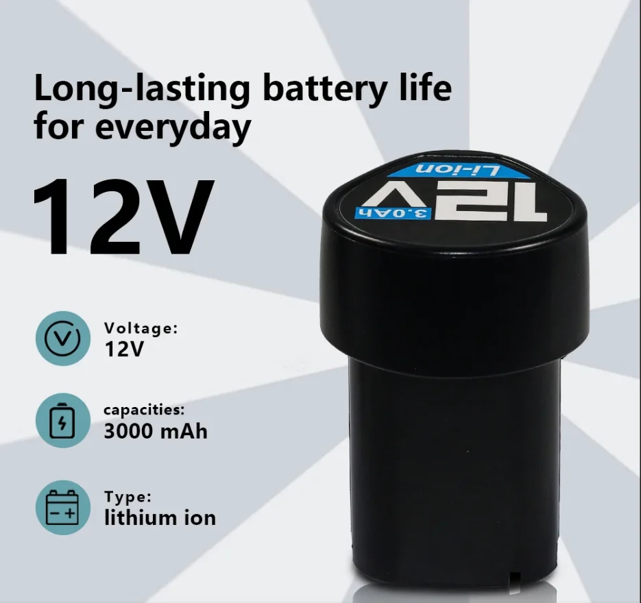 

For Makita12V 3.0Ah/3000mAh Lithium battery for electric drills, Perfect fit BL1013 BL1014 LCT203W 194550-6 194551-4