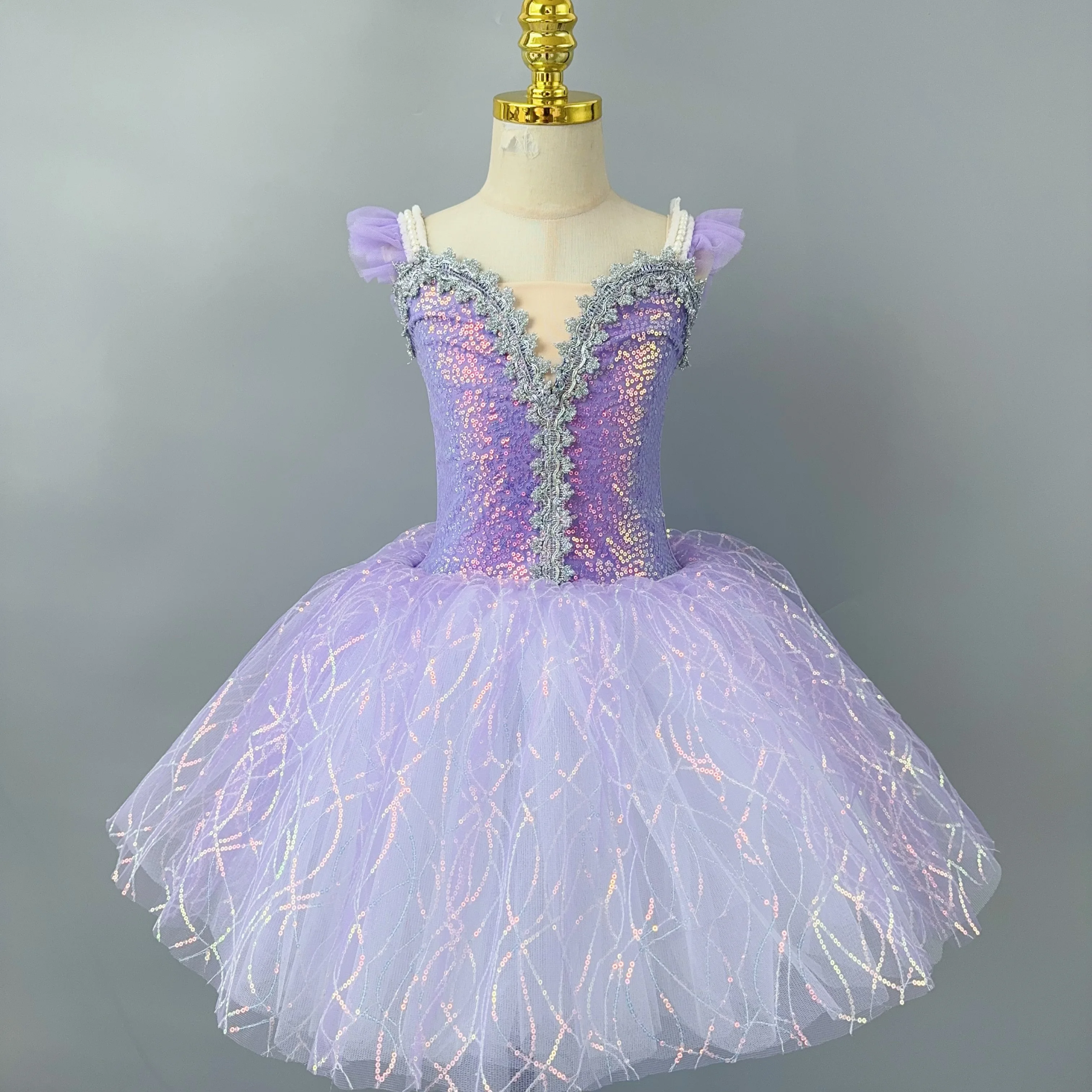 Robe de Ballet pour enfants, vêtements de spectacle, Tutu du lac des cygnes, robe de ballerine professionnelle pour filles, Costumes de fête