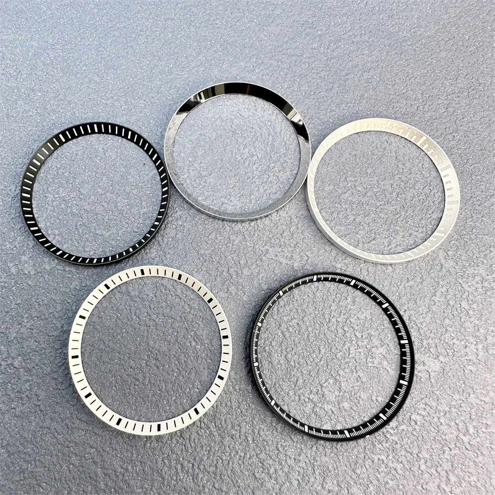 Inner Shadow Ring 31.3mm Stainless Steel Watch Chapter Ring Refit Scale Ring for NH35/NH36/4R/6R/Seiko 6105 Watch Accessories