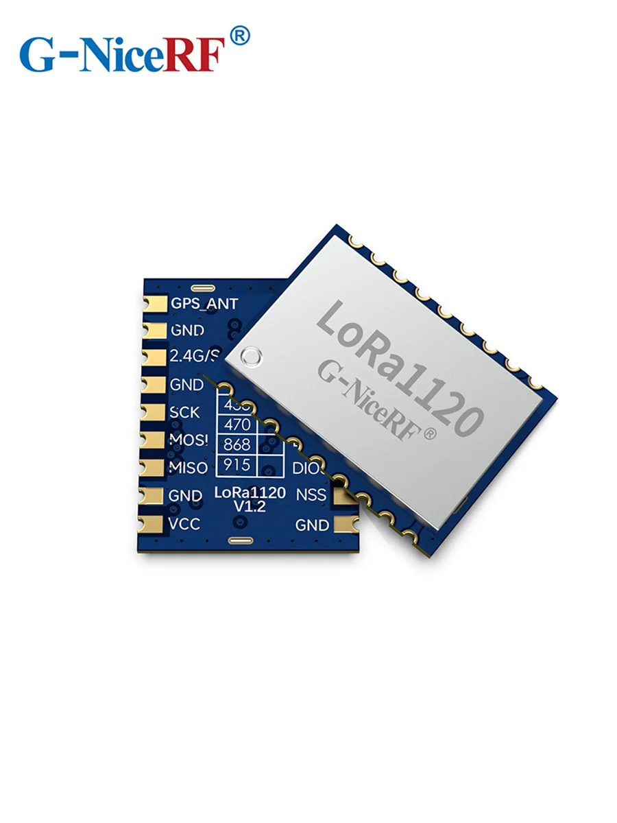 4PCS LoRa1120 Sub-GHz+2.4GHz+S-band, Supports AES-128 Specifically For Global Geolocation Applications