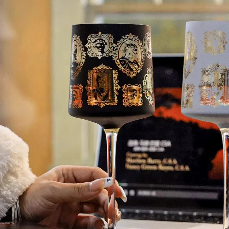 Household red Baijiu grape glass exquisite high-value foreign wine premium champagne goblet
