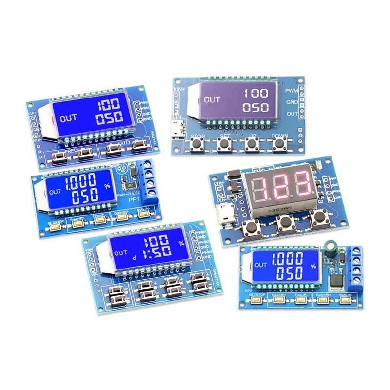 1/2/3 канала с цифровым дисплеем, частота импульсов ШИМ, прямоугольная волна, модуль генератора сигналов, модуль платы ШИМ