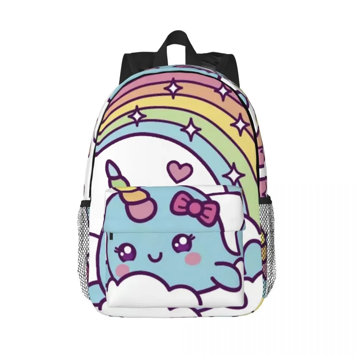 

Unicorn Narwhal Girl Dreams On Cloud With Rainbow Backpacks Teenager Bookbag Children School Bags Travel Rucksack Shoulder Bag