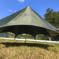 Camping Tarp 10x10 Ft, Waterproof Backpacking Hammock Shelter, Beach Umbrella, Durable Outdoor Tarp for All-Weather Protection