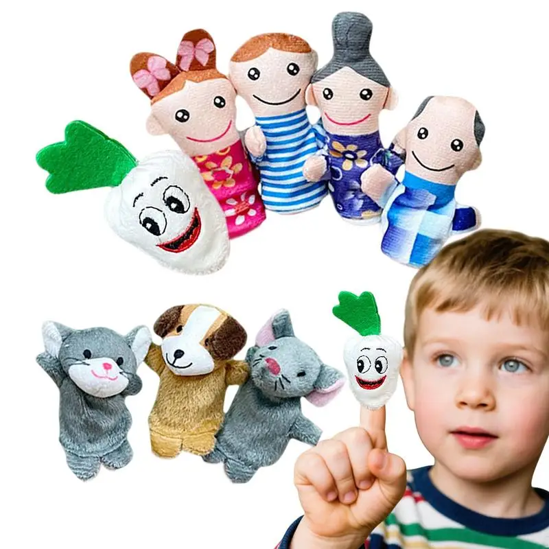

Finger Puppets For Kids 8 Pieces Storytelling Reading Prop Finger Puppets Toy Interactive Storytime Educational Prop For Role