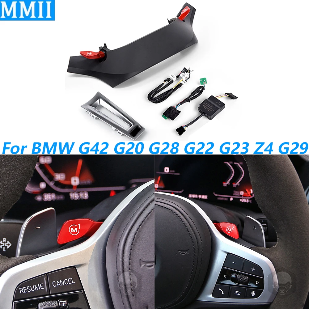 For BMW 2 3 4 Series G42 G20 G28 G22 G23 Z4 G29 2019-2023 Steering Wheel M1 M2 Button Sports Mode Car Accessories Modification