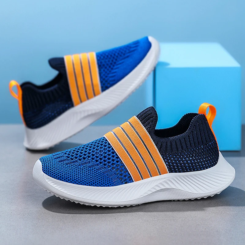

Kids Shoes Boys Running Sport Shoes Children Socks Sneakers Big Girls Breathable Mesh School Shoe Soft Sole Casual Walking Tenis