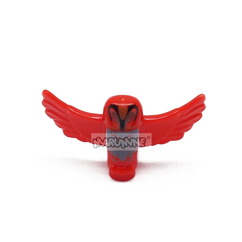 Marumine MOC hibou figurine animale brique blocs de Construction 10 pièces bricolage modèle jouets éducatifs pour filles enfants ensemble de Construction créative
