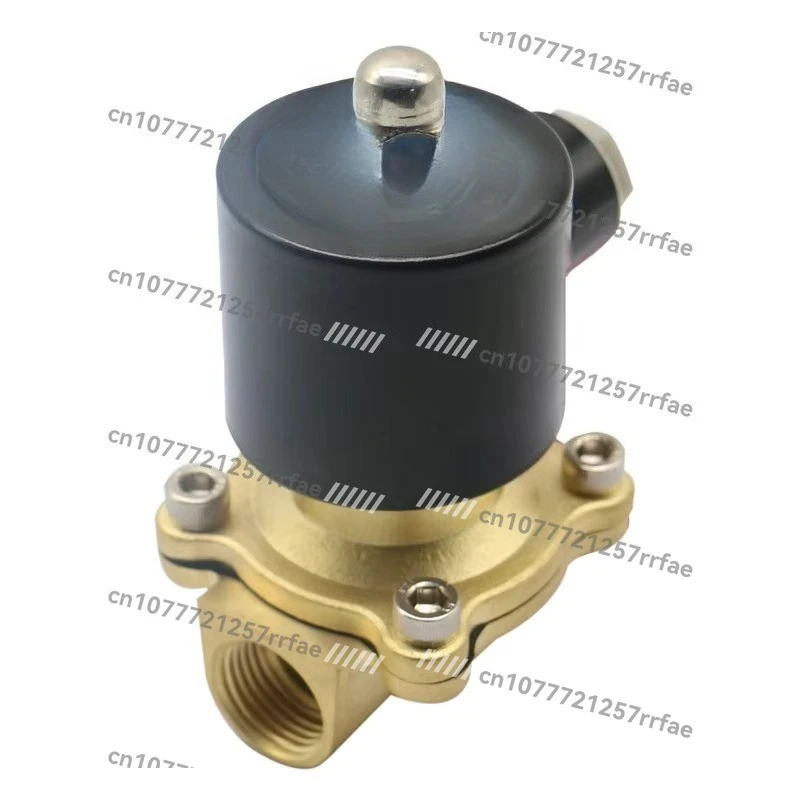 2w Series Normally Closed Electric 2W160-15 2 Way 12V 24v Stainless Steel Brass Electric Water Air Valve Solenoid Valve