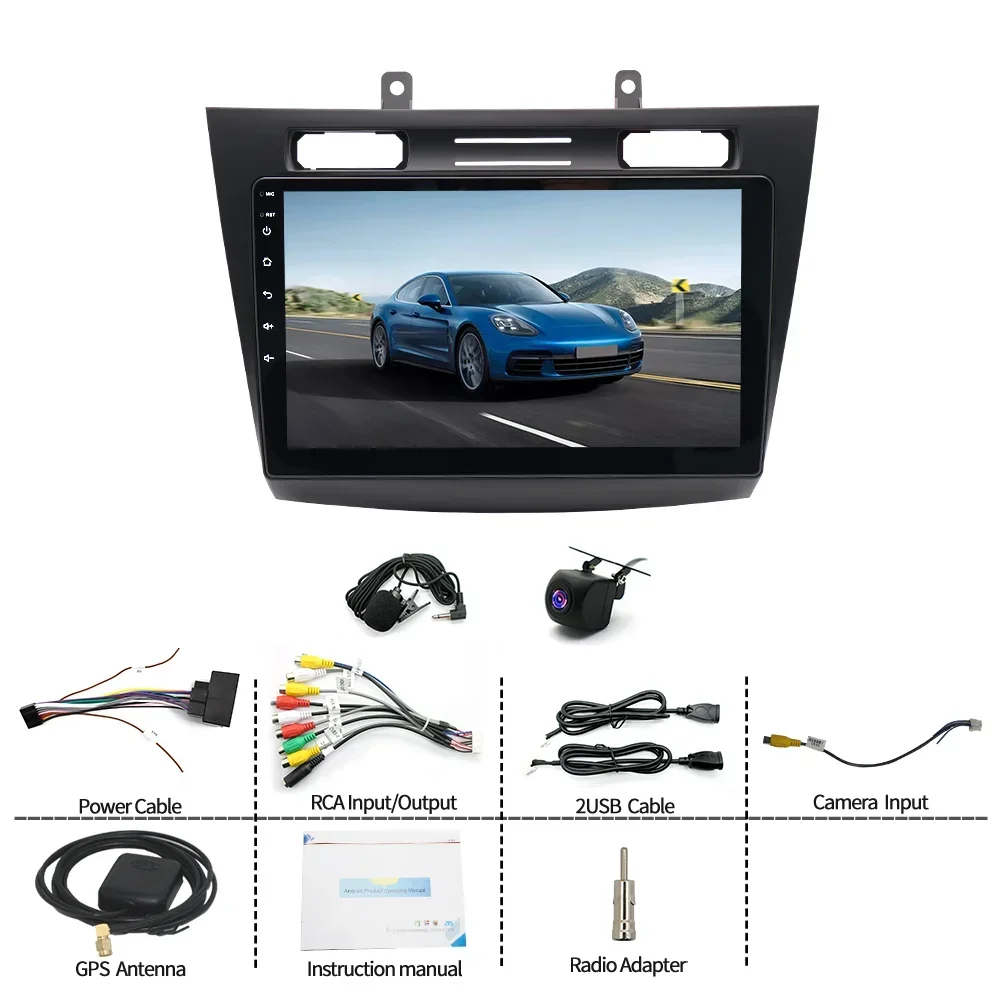 مناسبة 10-14 Ford Transit Android 13 ملاحة السيارة 10 بوصة Carplay المدمج + Android auto/2 + 32G + كاميرا AHD + #3