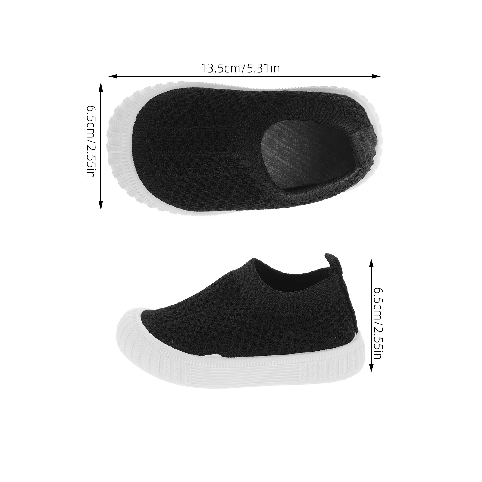 زوج واحد من أحذية المشي للأطفال الصغار، نعل مرن شبكي يسمح بمرور الهواء، أحذية مشي أولى مريحة ومرنة للأطفال