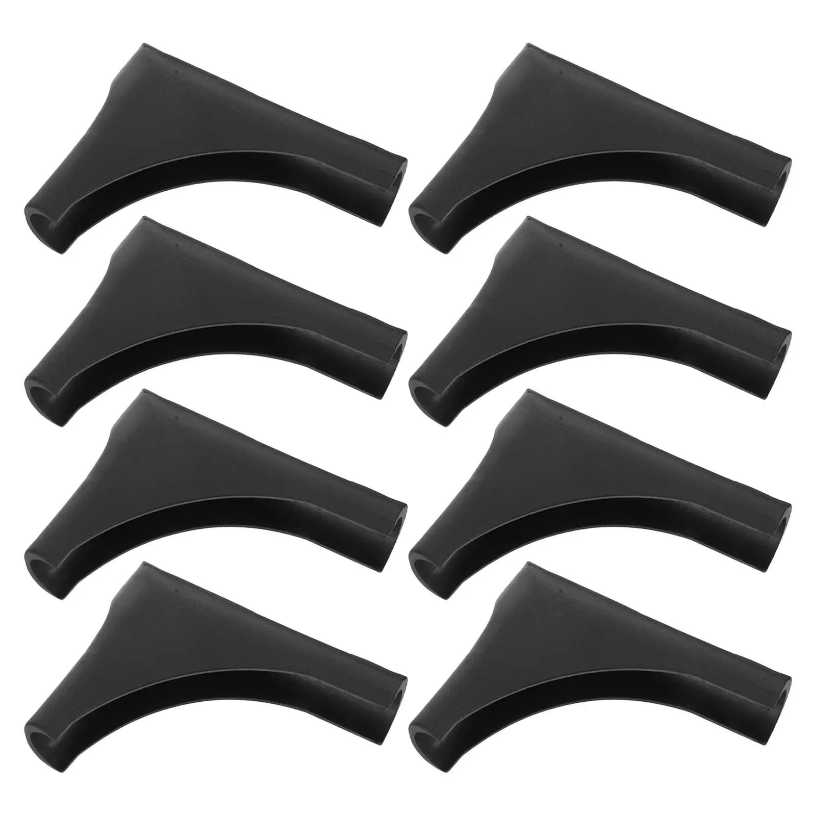 8Pcs Drying Rack Leg Covers Plastic Laundry Rack Feet Caps Nonslip Accessories for Chair Table Legs Hardwood Floor Balcony