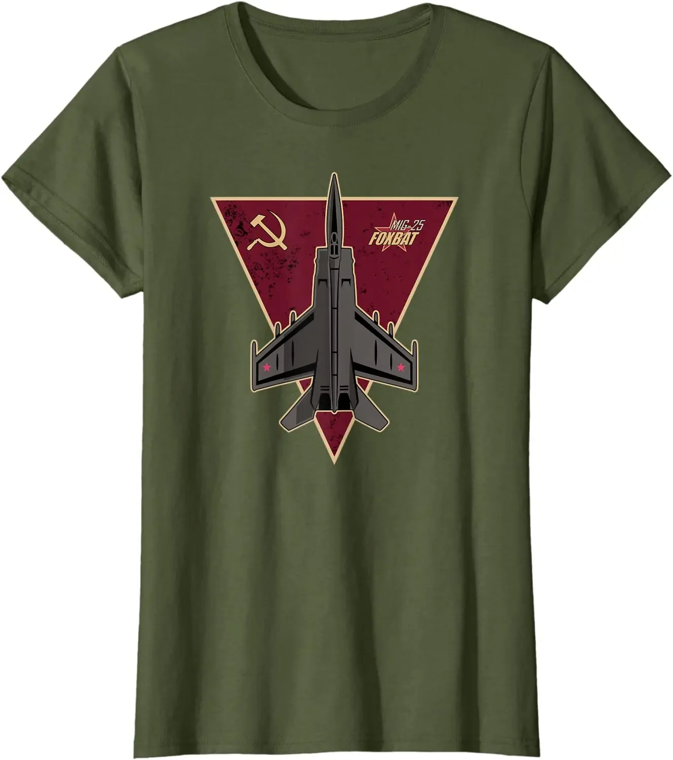 Soviet MiG -25 Foxbat Fighter CCCP Military Style T-Shirt 100% Cotton O-Neck Summer Short Sleeve Casual Mens T-shirt Size S-3XL