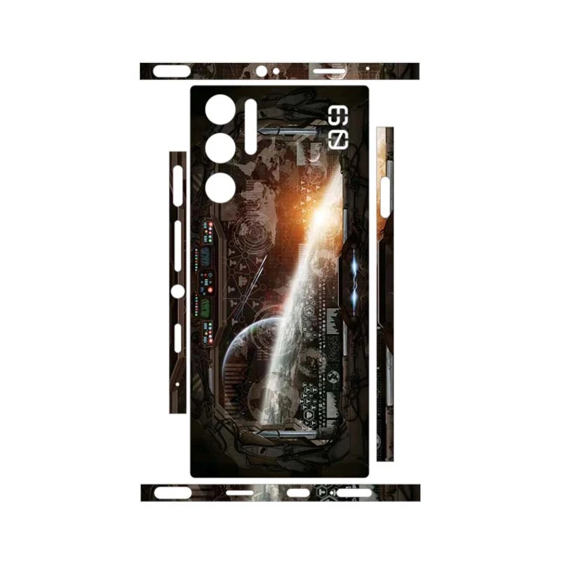 3 م-فيلم غير لامع نمط لطيف ، ظهر الهاتف والجانبين ملصقا للنوبة الحمراء السحرية 9 برو 9 برو بلس ، غلاف كامل من الكرتون