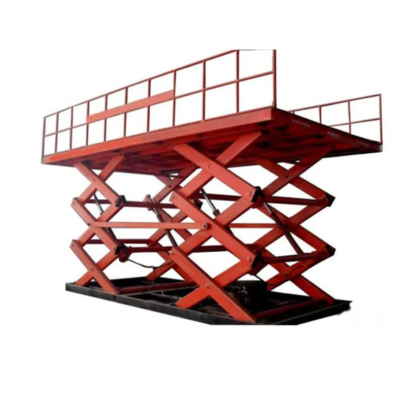 Scissor Lift Machine Construction Cargo Lift Small Goods Lift Scissor Type Freight Elevator view 5