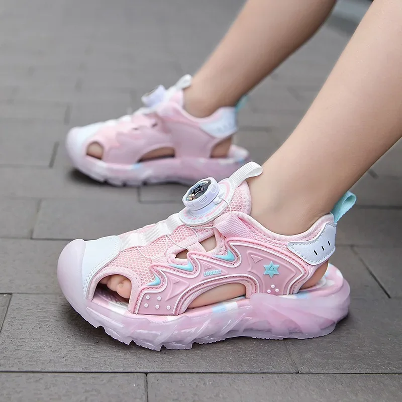 

Summer New Baotou Children's Sandals, Lightweight Non-slip Girls' Beach Shoes, Non-slip Comfortable Casual Boys' Sandals