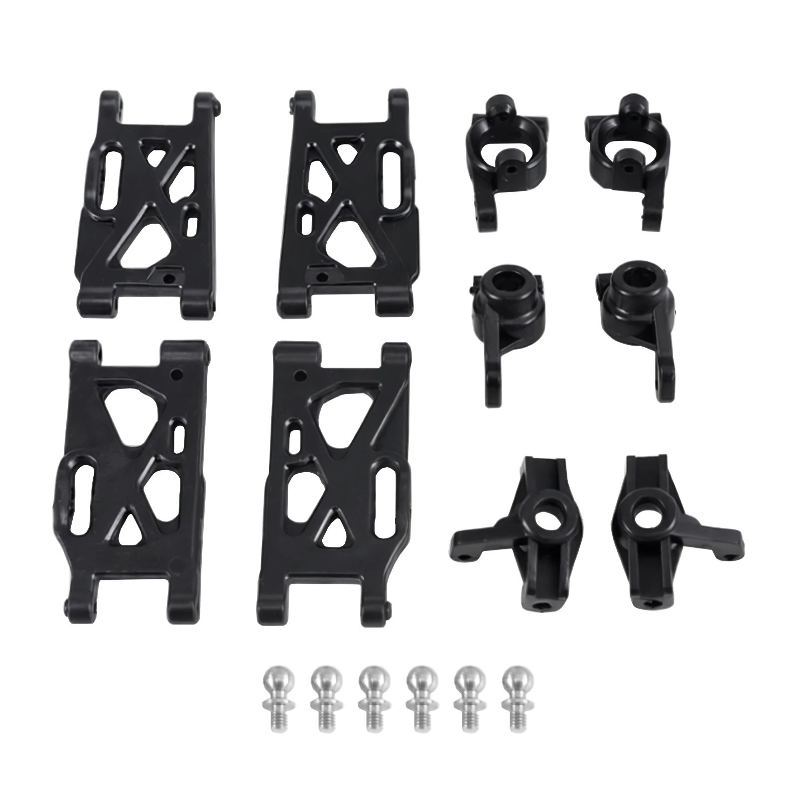 Wltoys 144001 144002 144010 124007 124016 124017 124019 Spurstangen-Verbindungsset Servo-Verbindungsstange Lenkungskopf-Set RC Auto Ersatzteile
