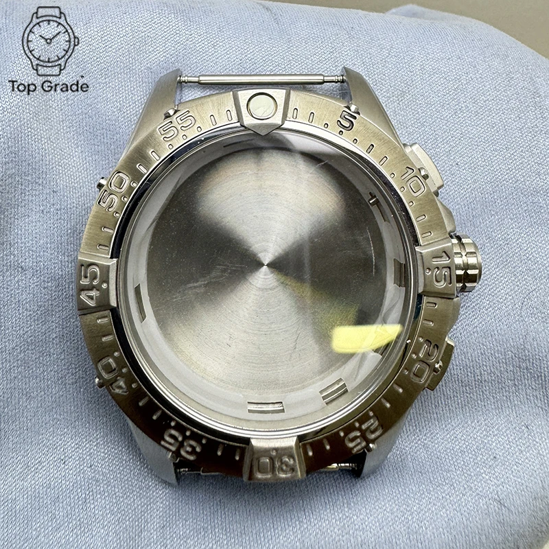 Boîtier de montre 42mm, Jet Pilots Air Force Military Aviation, sans logo, pour Seiko Breitling AvengerVK63, mouvement automatique, pièces de modification