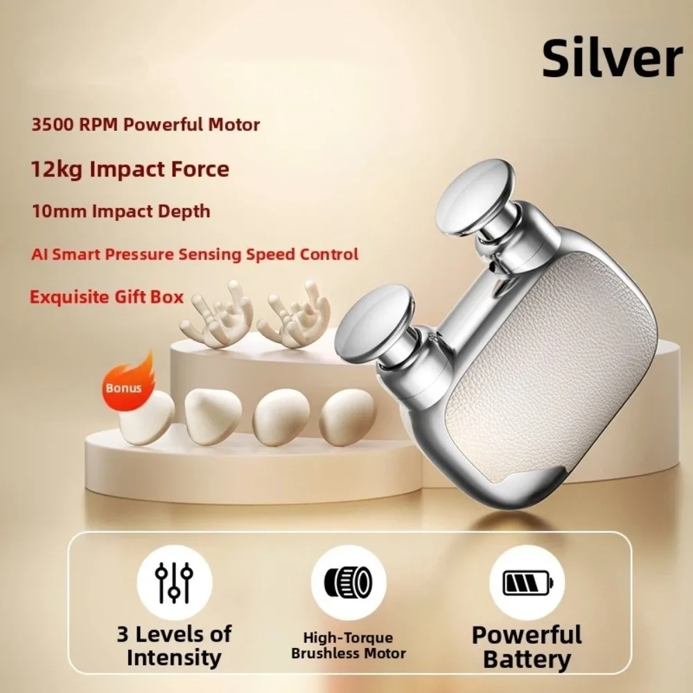 Portable USB Rechargeable Pocket Massager Compact Type Adjustable Mini Fascia Massager Wear Resistant Easy To Operate
