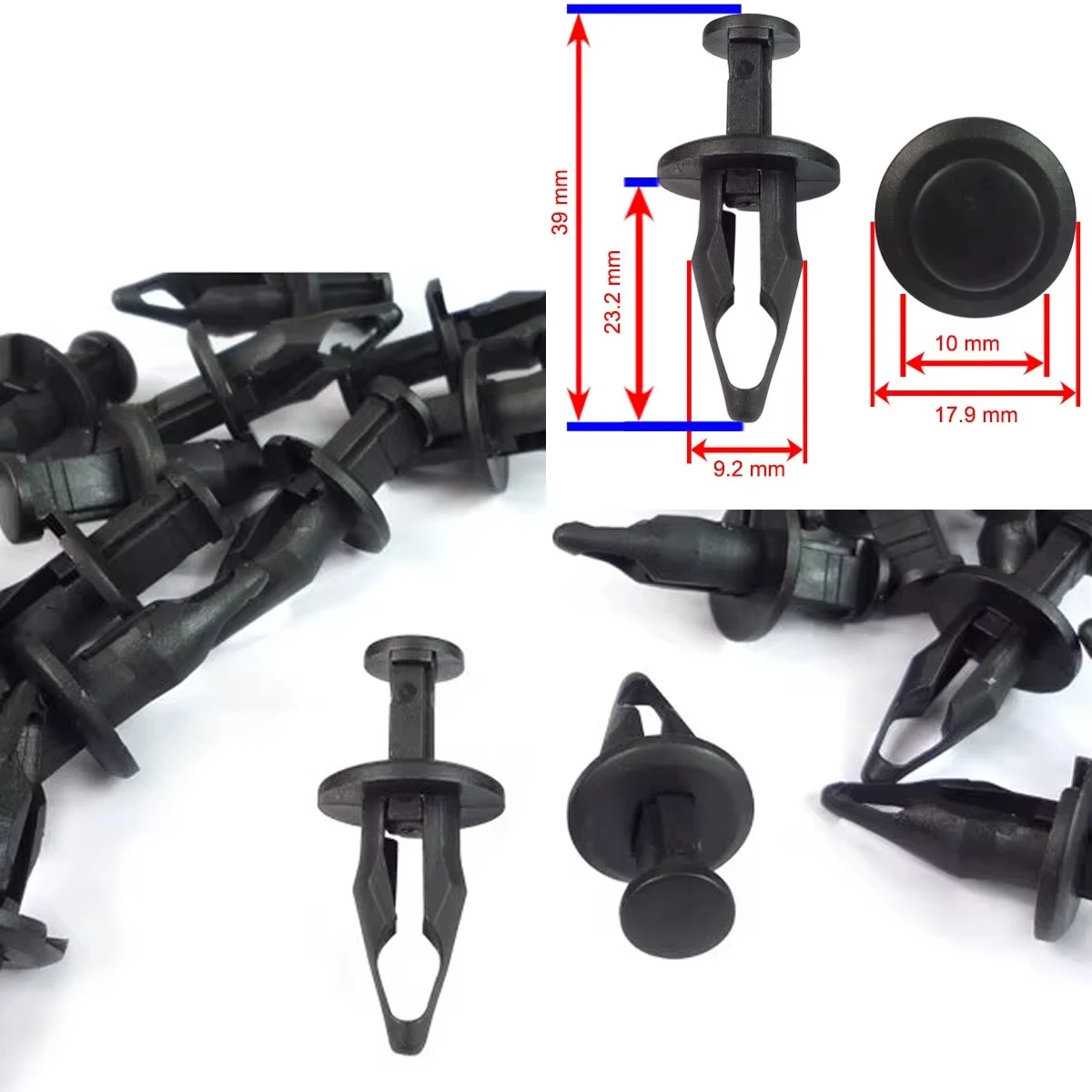 50/100 unidades clipes retentores de fixação de rebite para GM Chevy Silverado 1500 2500 3500 10157900 11517803 15993201