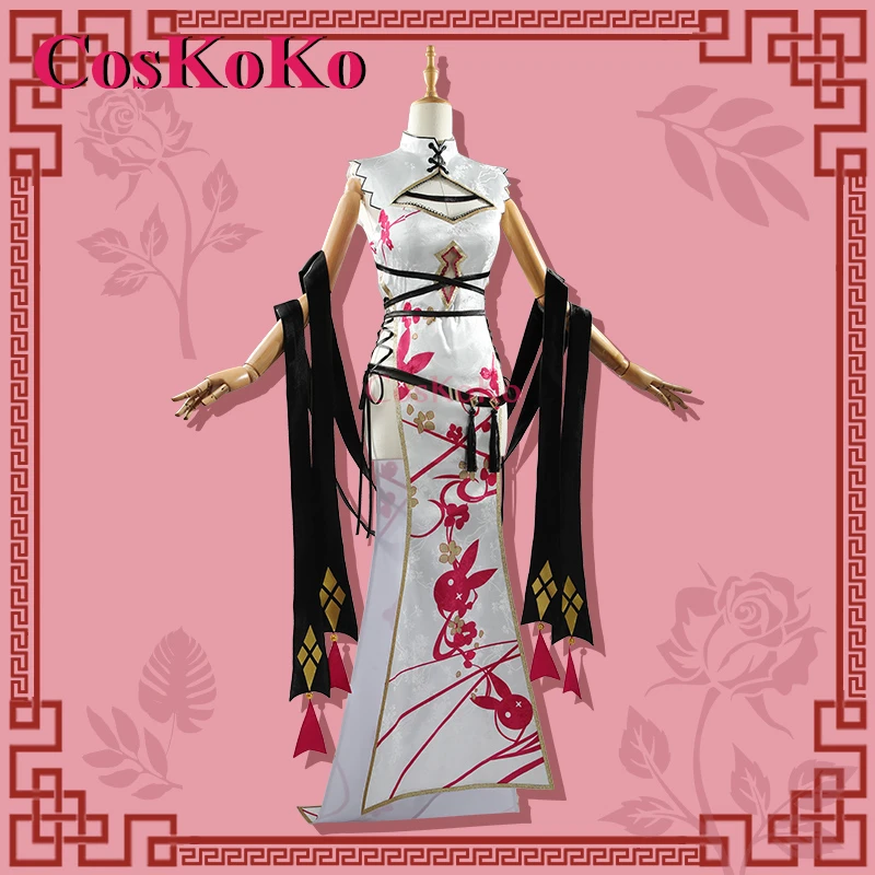 【Customized】CosKoKo Yorumi Rena Cosplay Anime VTuber Costume Sweet Elegant Uniform Dress Halloween Party Role Play Clothing New