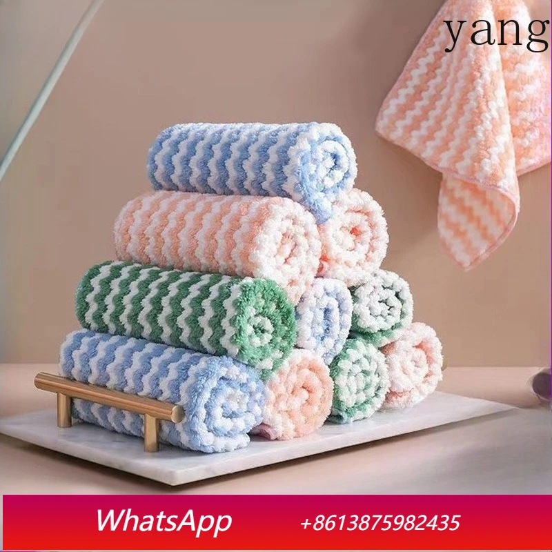 

Утолщенная волнистая тряпка LTT для мытья посуды, для уборки дома, для удаления жира, универсальные ленивые салфетки для кухни