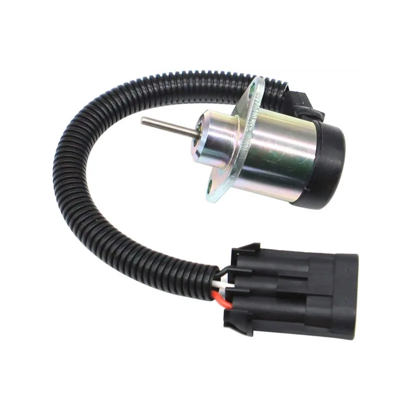 

1J71060010 Fuel Solenoid 1J710-60011 7000769 for Loader A300 S250 S160 S185 S205 T180 Engine V2607