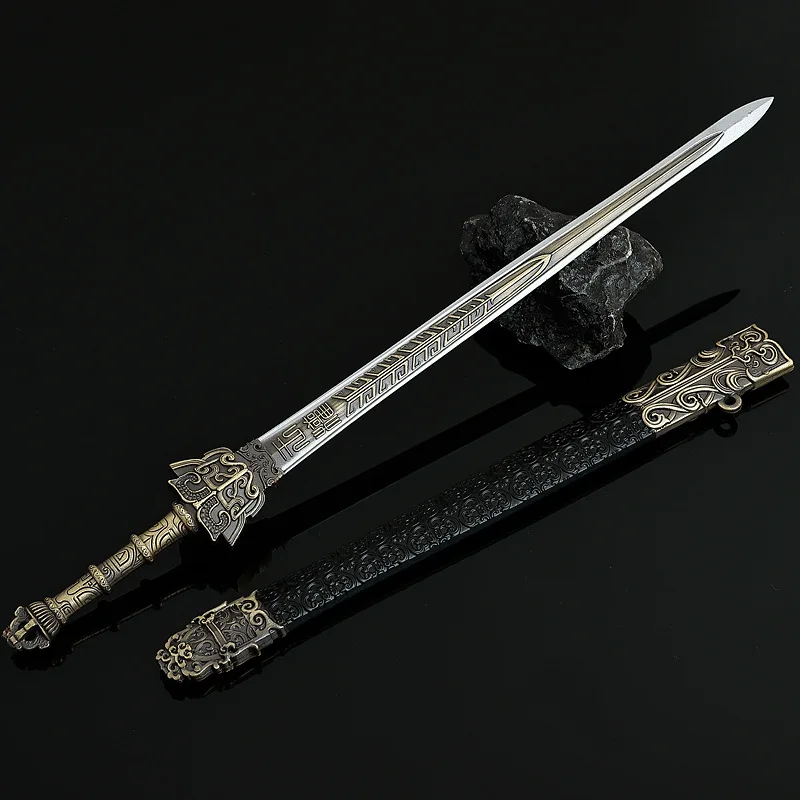 28cm/11.02in Samurai Katana Swords Medieval Game Peripherals Weapon Props Cosplay Metal Boyfriend Gift Outdoor Toys Ornaments