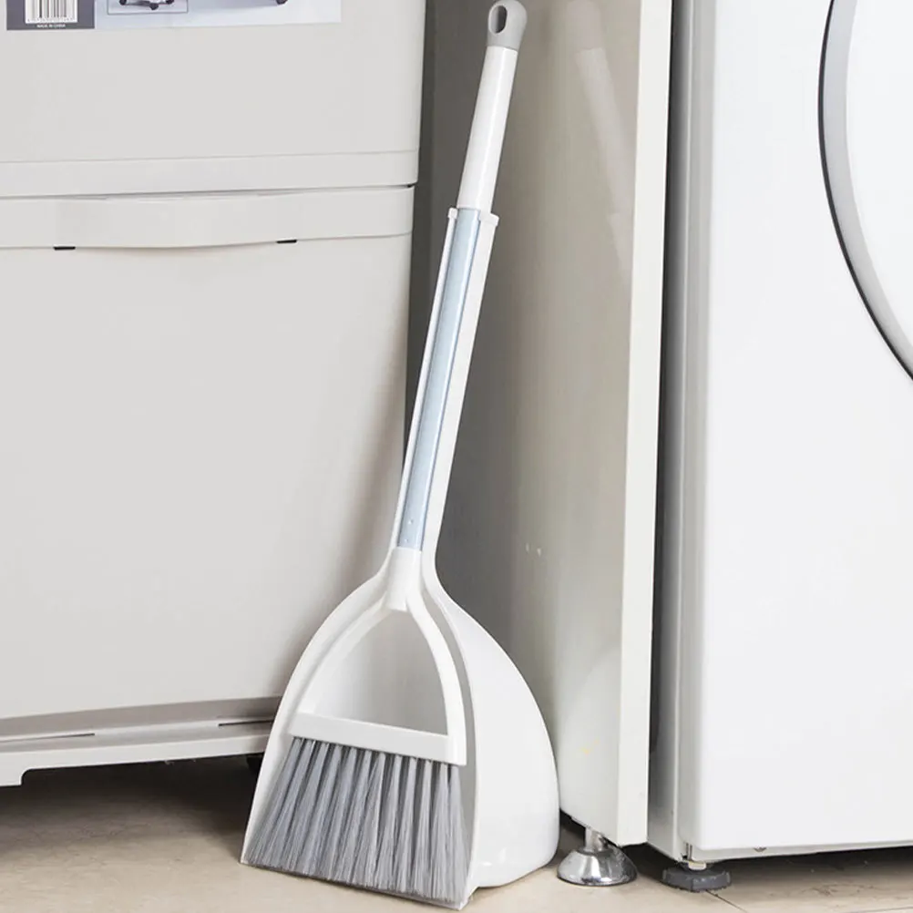 1 Juego de recogedor para el hogar, juego de recogedor de cocina para el hogar, herramienta de limpieza de mesa, escoba pequeña para niños pequeños