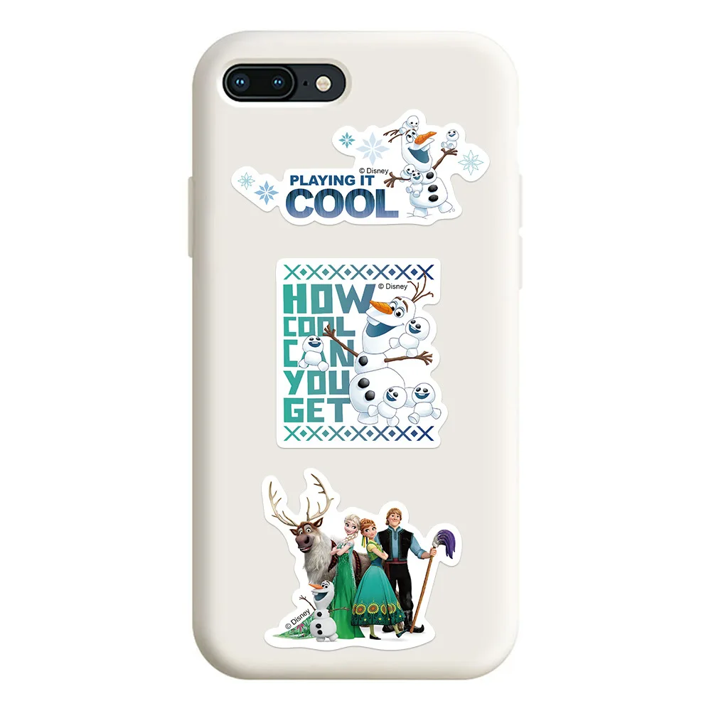 50PCS/Pack Disney Frozen Stickers Anna Elsa Movie Sticker Anime Decal Skateboard Laptop Motorcycle Cute Kawaii Cartoon Kids Toy