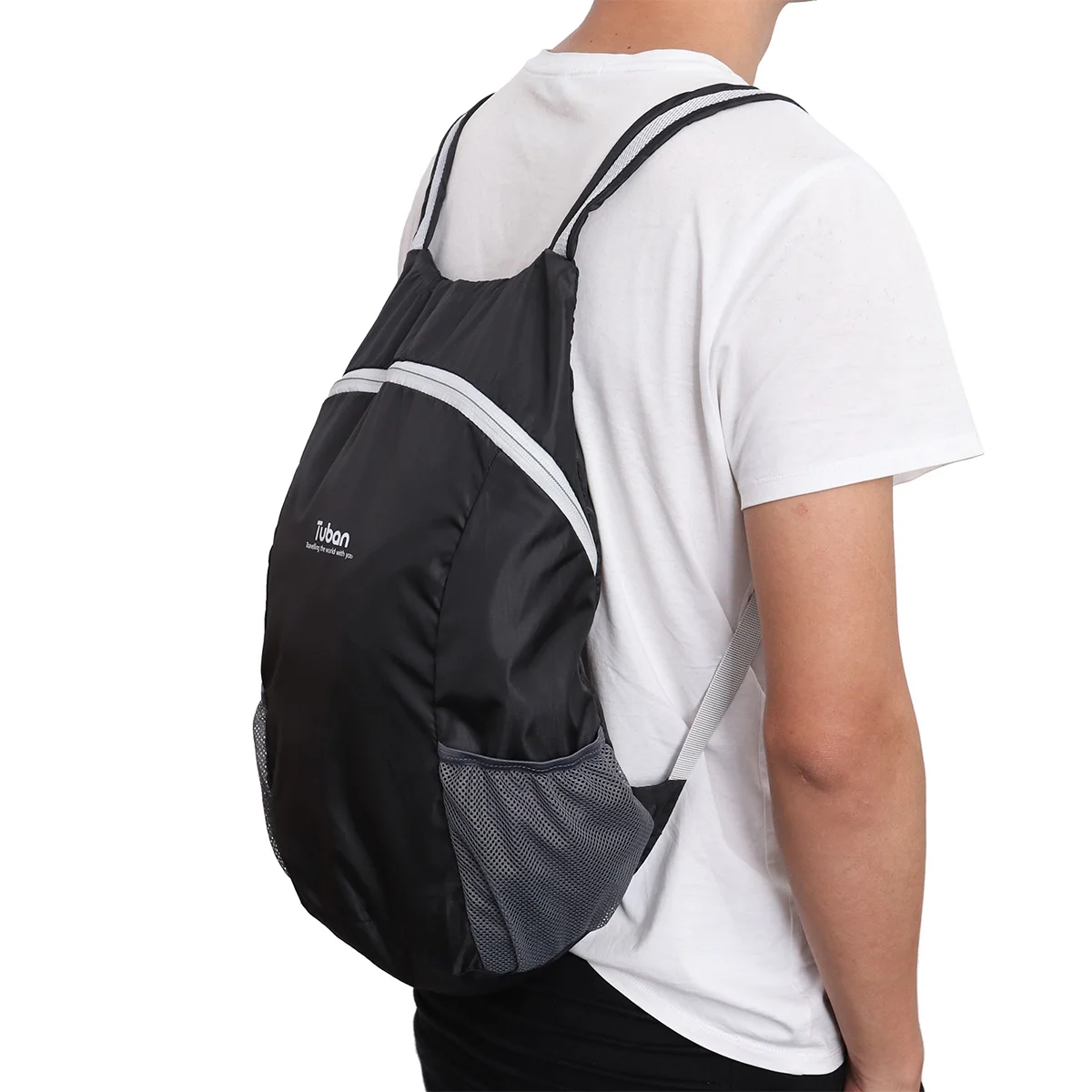 

18L Foldable Waterproof Backpack Hiking Camping Light Durable Nylon Daypack Collapsible Portable Bag With Mesh