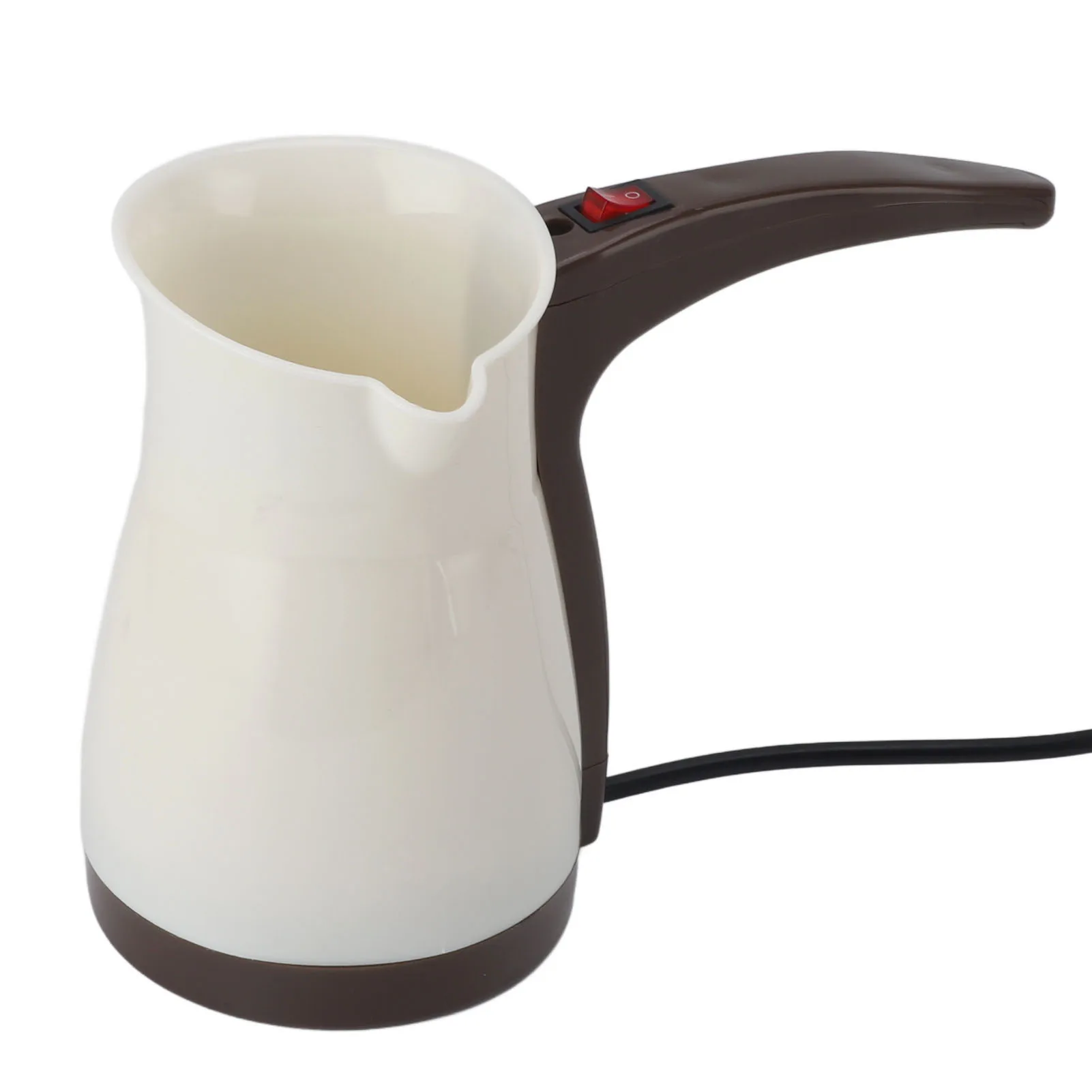 إبريق قهوة كهربائي سعة 500 مل مع مقبض من الفولاذ المقاوم للصدأ لصنع القهوة الكهربائية غلاية شاي ساخنة