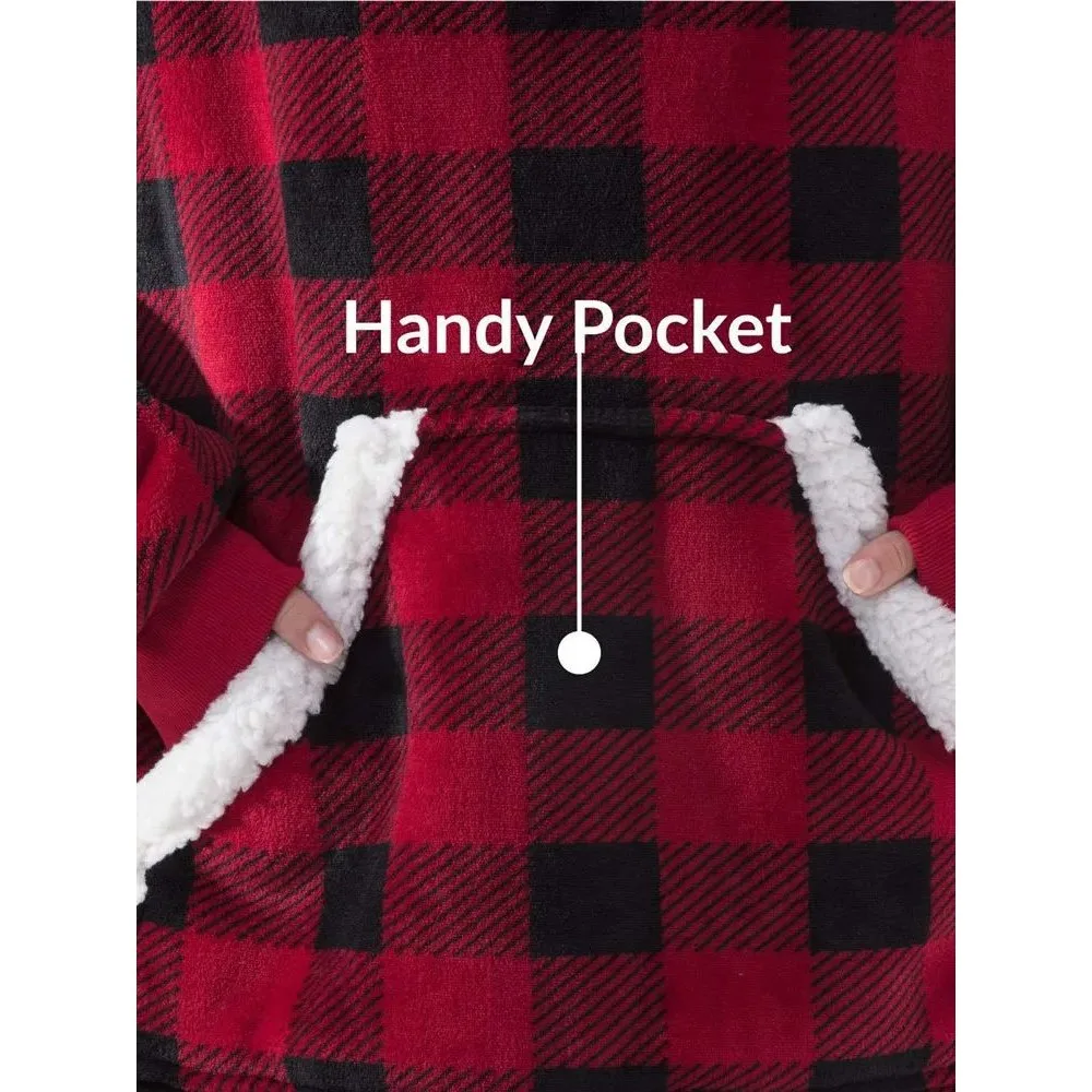 Übergroßer Damen-Kapuzenpullover, Decke, Sweatshirt, Gesichtshaube, bezaubernd, bequem, Damenbekleidung, weiches Material, andere 00 %